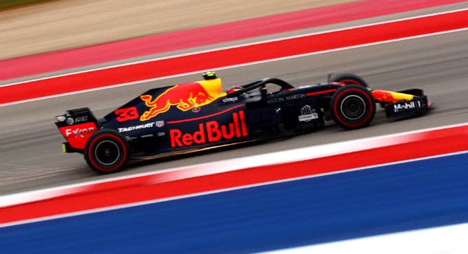 Max Verstappen Formule 1 GP Amerika: start vanaf P3